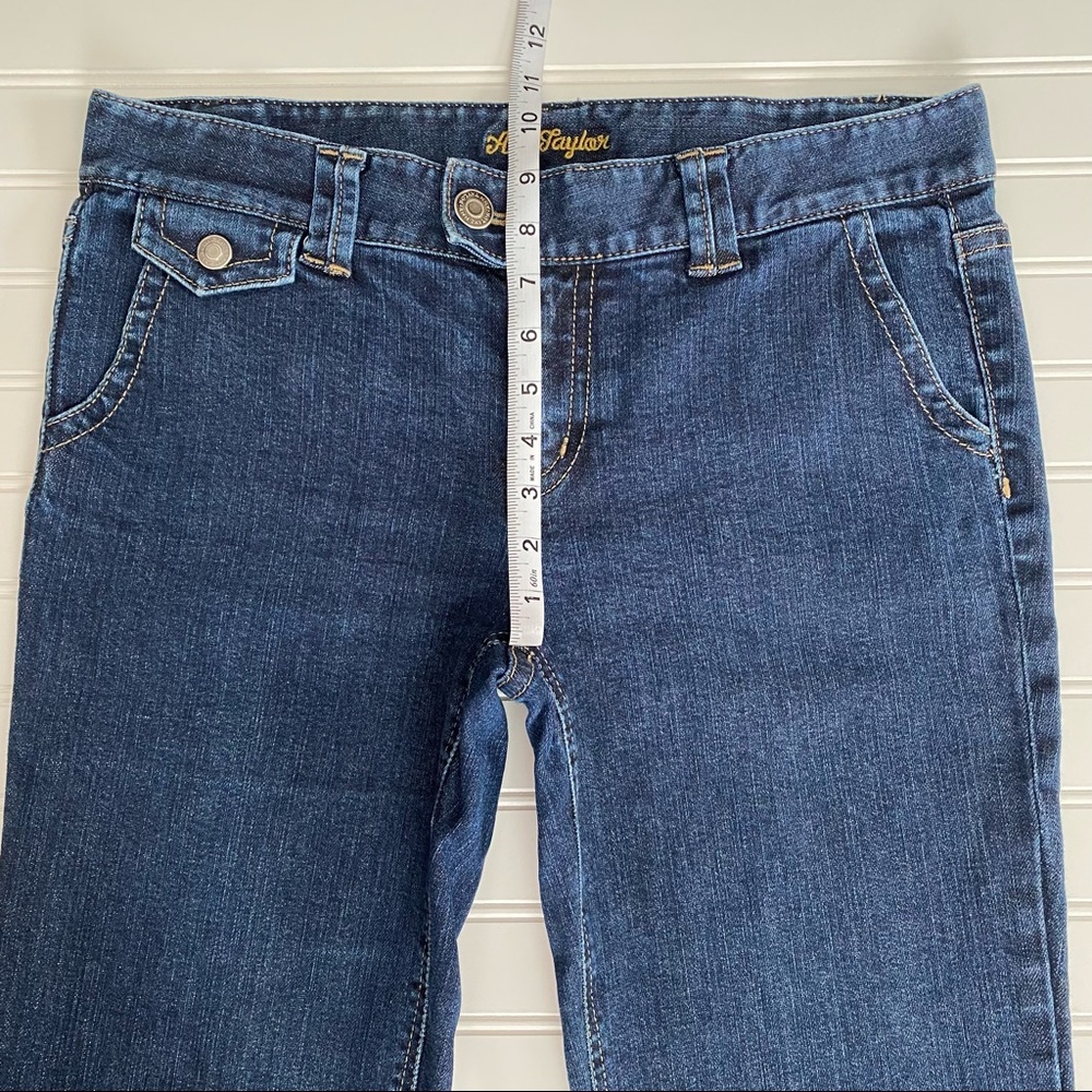 Ann Taylor Modern Fit Lindsay Waist Denim Capri Jeans Women’s Size 10 - Picture 9 of 12